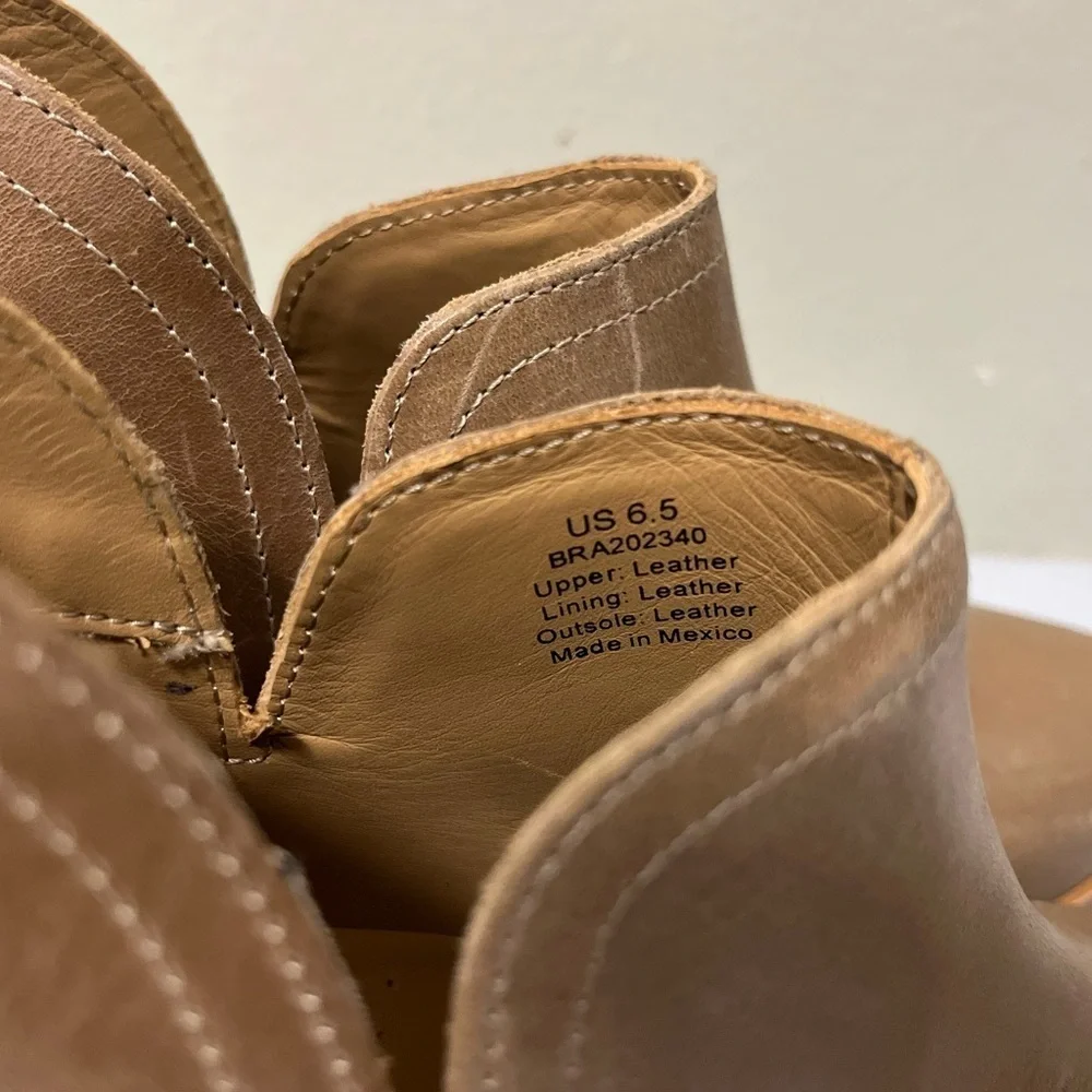 Anthropologie Nisolo Mia Everyday Ankle Bootie Shoes Womens Sz 6.5